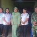 Danramil 1310-06/Airmadidi Dampingi Ketua Persit KCK Daerah XIII/Merdeka Ny. Lely Mirza Agus, Dalam Rangka Anjangsana dan Berikan Tali Asih di Wilayah Kodim 1310/Bitung