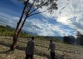 Polsek Asologaima Lakukan Pengecekan Lahan Program Ketahanan Pangan di Kampung Kimbim
