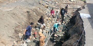 Pembangunan Jembatan Beton Mulai Dikebut di Girian Indah, Dandim 1310/Bitung Pastikan Pekerjaan Selesai Tepat Waktu