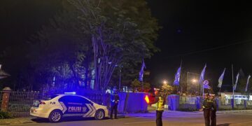 Patroli Blue Light Satlantas Polres Jayawijaya, Ciptakan Kamseltibcar Lantas di Wamena