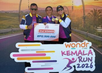 Perwakilan Polda Papua Barat Raih Juara di Kemala Run 2026 Bali, Harumkan Nama Daerah