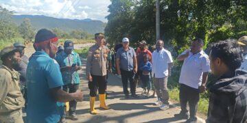 Normalisasi kali tagi dan buka jalan alternatif dikampung oagambak distrik bolakme, dan monitoring lokasi longsor dikampung onggobalo dan wandigunie distrik tagime