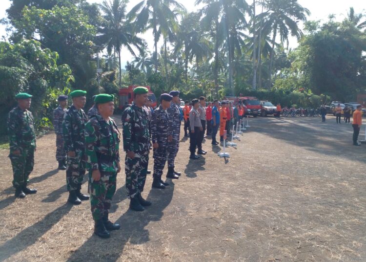 Antisipasi Dampak Musim Kemarau/El Nino, Kodim 1310/Bitung bersama Aparat Terkait di Minahasa Utara Gelar Apel Geladi Kesiapsiagaan Bencana
