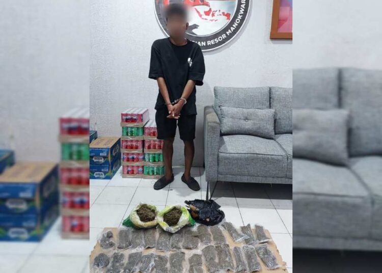 Satuan Reserse Narkoba Polresta Manokwari Berhasil Ungkap Kasus Tindak Pidana Narkotika Golongan I Jenis Ganja