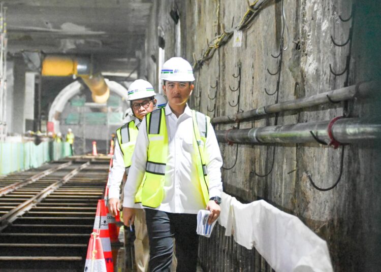 Wapres Tinjau Progres MRT Fase 2A, Tegaskan Transportasi Publik Modern Jadi Prioritas Nasional