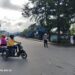 Satlantas Polres Jayawijaya Laksanakan Strong Point Pagi, Wujudkan Kamseltibcar Lantas