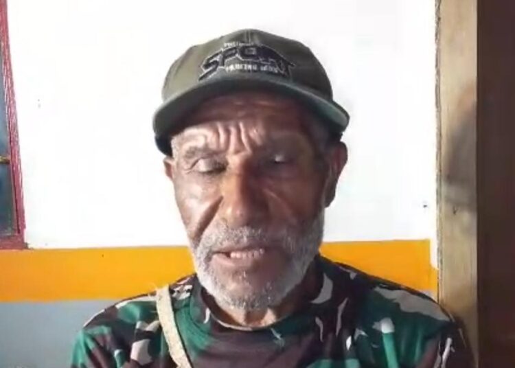 Tokoh Adat Distrik Kiwirok Ajak Masyarakat Jaga Stabilitas Keamanan di Pegunungan Bintang