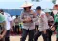 Wakapolda Papua Barat Pimpin Launching Penangkaran Benih Jagung Petani Milenial OAP