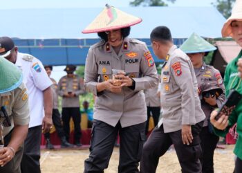 Wakapolda Papua Barat Pimpin Launching Penangkaran Benih Jagung Petani Milenial OAP