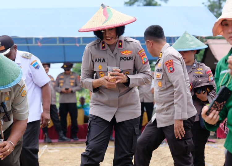 Wakapolda Papua Barat Pimpin Launching Penangkaran Benih Jagung Petani Milenial OAP