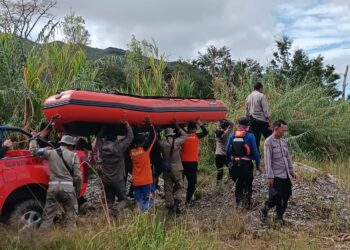 Pencarian Korban Jembatan Gantung Wouma Hari Ke-5, Tim Gabungan Sisir Aliran Sungai