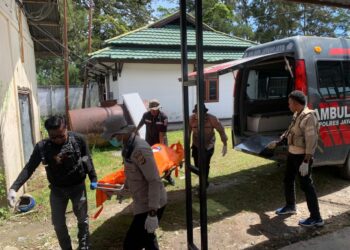 Polres Jayawijaya Intensif Lakukan Pencarian Korban yang Jatuh di sungai Wouma Akibat Jembatan gantung Putus