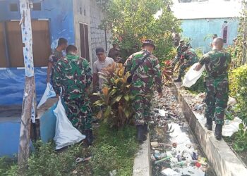 TNI Hadir Untuk Alam dan Masa Depan, Kodim 1310/Bitung Gelar Kerja Bakti Gerakan Indonesia ASRI