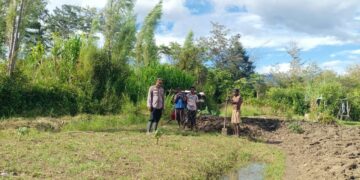 Polsek Wamena Kota Tangani Penemuan Mayat di Jalan Lingkar Lukmen Aikima