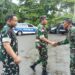 Pastikan Progres Pekerjaan Berjalan Lancar, Dandim 1310/Bitung Dampingi Danrem 131/Santiago Tinjau Pembangunan Jembatan Perintis Garuda di Wilayah Kodim 1310/Bitung