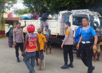 Polres Jayawijaya Laksanakan Pendataan Pengungsi Korban Konflik Suku Kurima dan Lani Jaya