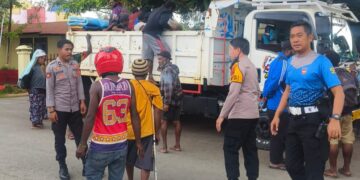 Polres Jayawijaya Laksanakan Pendataan Pengungsi Korban Konflik Suku Kurima dan Lani Jaya