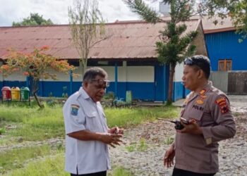 Patroli Polsek Wamena Kota Pantau Aktivitas Masyarakat dan Sekolah Pasca Konflik