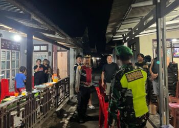 Sinergi TNI, Polri dan Pemerintah Daerah, Personel Kodim 1310/Bitung Patroli Gabungan Ciptakan Situasi Aman dan Kondusif di Wilayah Minahasa Utara