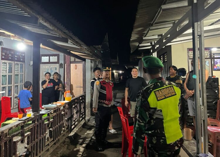 Sinergi TNI, Polri dan Pemerintah Daerah, Personel Kodim 1310/Bitung Patroli Gabungan Ciptakan Situasi Aman dan Kondusif di Wilayah Minahasa Utara