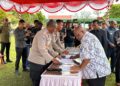 Pengamanan Mediasi Adat dan Tradisi Patah Panah Wujudkan Perdamaian Suku Lanny dan Yali di Jayawijaya