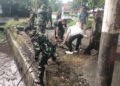 Bentuk Nyata Kepedulian TNI Terhadap Kebersihan Lingkungan, Kodim 1310/Bitung Gelar Karya Bakti Gerakan Indonesia Asri, Bersihkan Selokan dan Taman Median Jalan