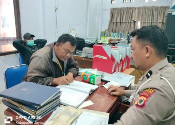 Sat Lantas Polres Jayawijaya Pastikan Kamseltibcar Lantas Tetap Kondusif