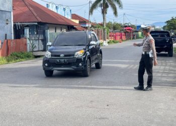 Sat Lantas Polres Jayawijaya Laporkan Situasi Kamseltibcar Lantas Aman dan Terkendali
