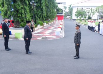 Teguhkan Semangat Persatuan Bangsa, Dandim 1310/Bitung Hadiri Upacara Bendera Peringatan Hari Lahir Pancasila Tahun 2026 di Lingkungan Pemerintah Kota Bitung