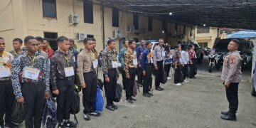 Polres Jayawijaya Gelar Pemeriksaan Katagori OAP dan NON OAP Casis Bintara Polri