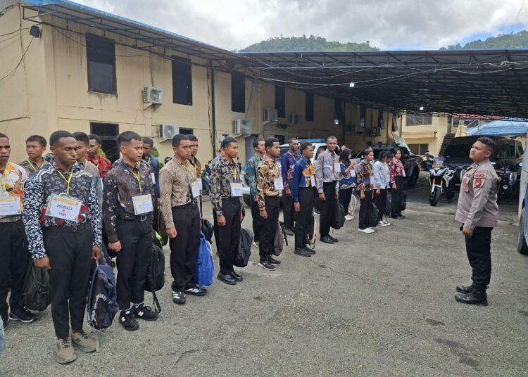 Polres Jayawijaya Gelar Pemeriksaan Katagori OAP dan NON OAP Casis Bintara Polri