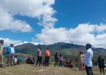 Polsek Asologaima lakukan pencarian anak hilang di Kampung Kombagwe