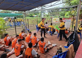Casis Bintara Polres Jayawijaya Ikuti Uji Kesemaptaan Jasmani dan Antropometri