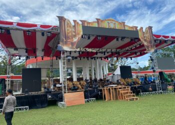 Tim Quick Response dan Tim Sterilisasi Sat Brimob Polda Papua Barat Laksanakan Pengecekan Venue dan Jalur Akses Pesparawi Nasional XIV Tahun 2026