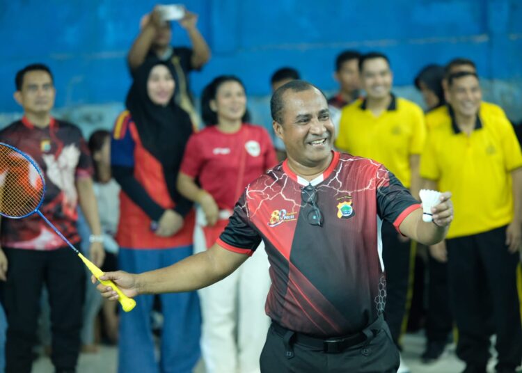 Polda Papua Barat Gelar Lomba Bulutangkis Sambut Hari Bhayangkara ke-80