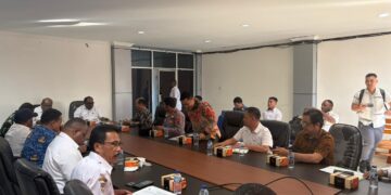 Waka Polsek Wamena Kota Hadiri Rapat Persiapan Penyerahan Lhp Bpk RI
