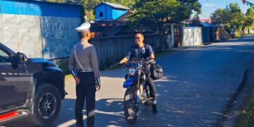 Satlantas Polres Jayawijaya Tingkatkan Patroli dan Edukasi Tertib Berlalu Lintas