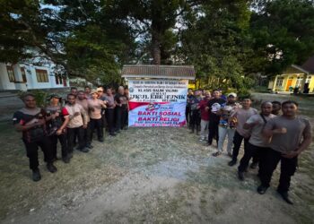 Polres Jayawijaya Gelar Bakti Religi di Gki Ukul Ebe Hunik Dalam Rangka Hari Bhayangkara ke-80