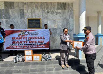 Polsek Wamena Kota Gelar Baksos dan Bakti Religi Jelang Hari Bhayangkara ke-80