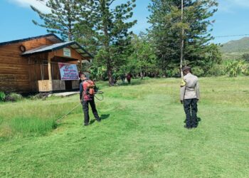 Polsek Asologaima Gelar Bakti Sosial dan Anjangsana Di Panti Asuhan Dalam Rangka Hari Bhayangkara ke-80