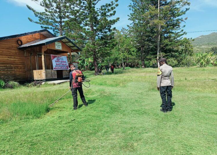 Polsek Asologaima Gelar Bakti Sosial dan Anjangsana Di Panti Asuhan Dalam Rangka Hari Bhayangkara ke-80