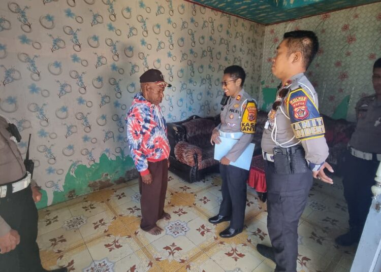 Satlantas Polres Jayawijaya Gelar Anjangsana Kepada Purnawirawan dan Warakawuri Dalam Rangka Hari Bhayangkara ke-80