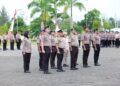 Polda Papua Barat Gelar Upacara Kenaikan Pangkat 575 Personel Polri dan PNS Polri