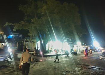 Satlantas Polres Jayawijaya Gelar Patroli Blue Light, Ciptakan Kamseltibcarlantas yang Aman dan Kondusif