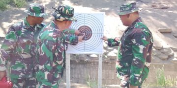 Asah Kemampuan Menembak Prajurit, Kodim 1310/Bitung Gelar Latihan Menembak Senjata Ringan (Latbakjatri) Semester I TA 2026