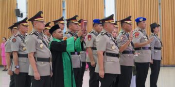 Kapolda Papua Barat Pimpin Sertijab Pejabat Utama dan Dua Kapolres
