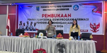 Sat Lantas Polres Jayawijaya Berikan Edukasi Keselamatan Berlalu Lintas Kepada Peserta Program Afirmasi Pendidikan Menengah