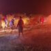 Personel Kodim 1310/Bitung Bersama Tim Damkar Pemkab Minut, Sigap Bantu Padamkan Kebakaran Lahan PT. FOI di Desa Wineru