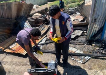 Respons Cepat Laporan Kebakaran, Polres Jayawijaya Lakukan olah TKP dan Pastikan Keselamatan Warga