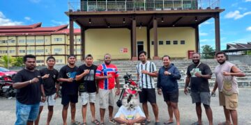 Tim URC Resmob Jatanras Polda Papua Barat Amankan Pelaku Pencurian Motor di Manokwari Barat